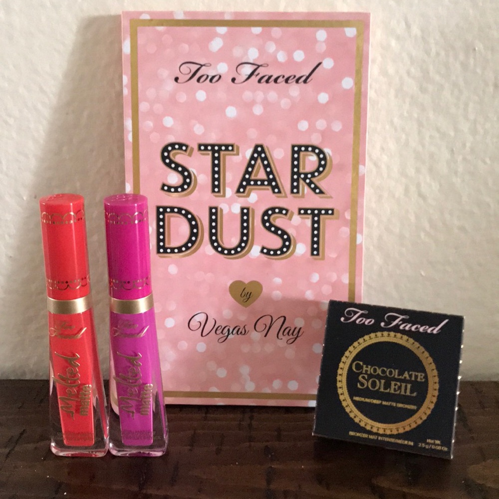 Too Faced Star Dust & Kandee Melted Mattes